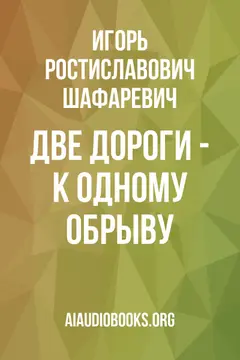 Обложка аудиокниги «Две дороги - к одному обрыву»