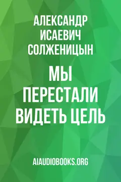 Обложка аудиокниги «Мы перестали видеть Цель»