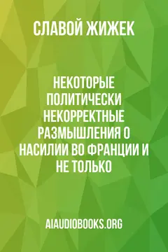 Обложка аудиокниги «Некоторые политически некорректные размышления о насилии во Франции и не только»