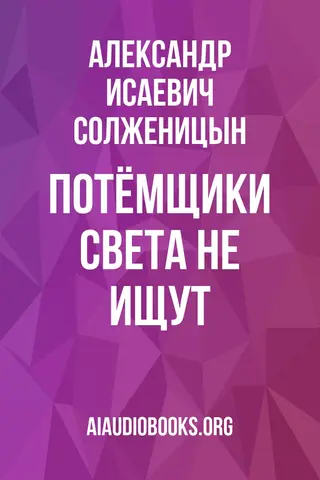 Обложка аудиокниги «Потёмщики света не ищут»