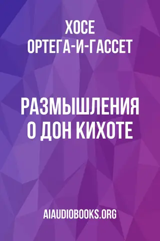 Обложка аудиокниги «Размышления о "Дон Кихоте"»