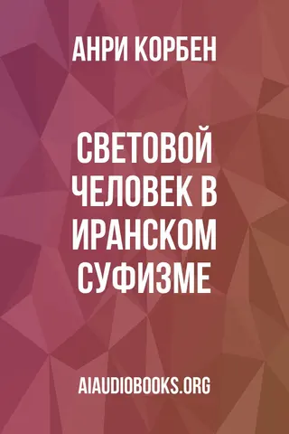 Обложка аудиокниги «Световой человек в иранском суфизме»