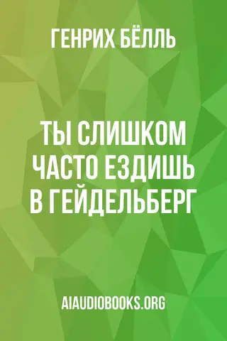 Обложка аудиокниги «Ты слишком часто ездишь в Гейдельберг»