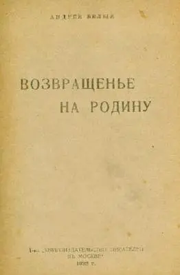 Обложка аудиокниги «Возвращенье на родину»
